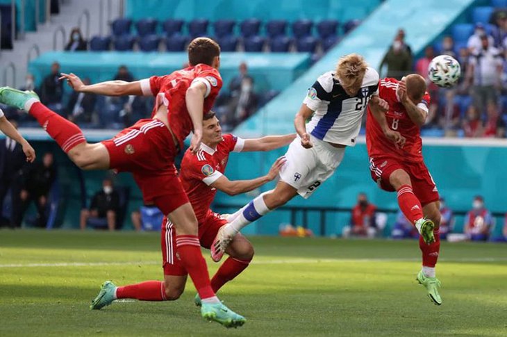 Есть победа! Во втором матче на Евро-2020 сборная России обыграла финнов со счётом 1:0!