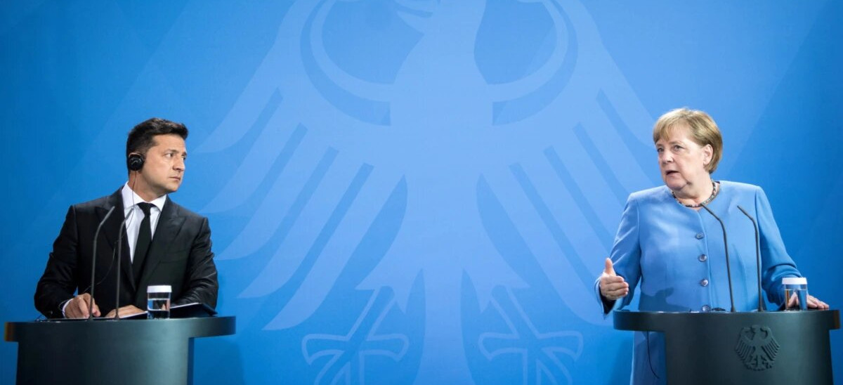 Закончилась встреча Меркель и Зеленского. Украинскую ГТС можно резать на металлолом.