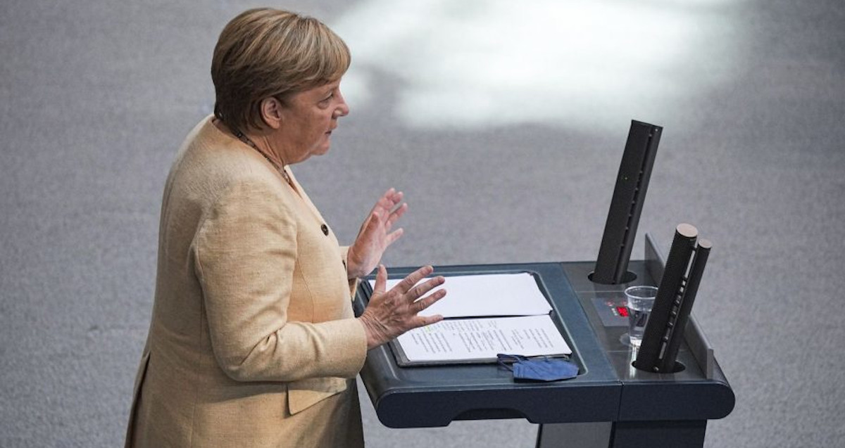 Бурная прощальная речь Ангелы Меркель в Бундестаге