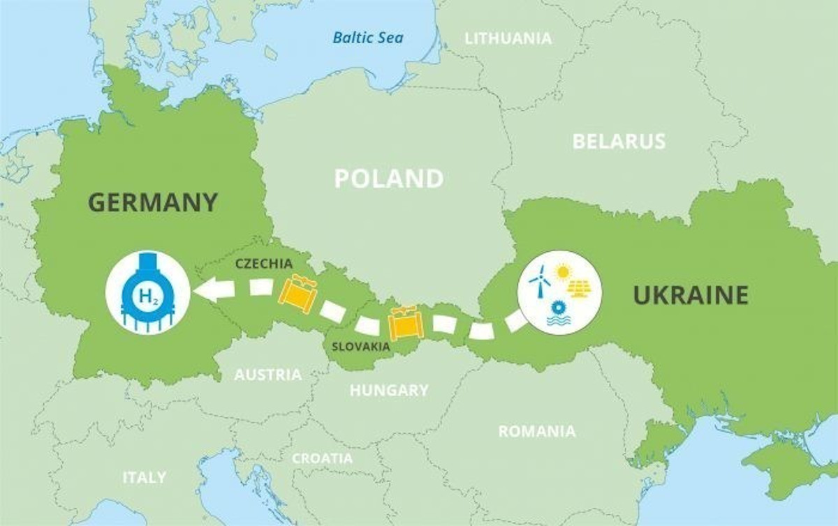 Украина собралась строить водородный трубопровод.