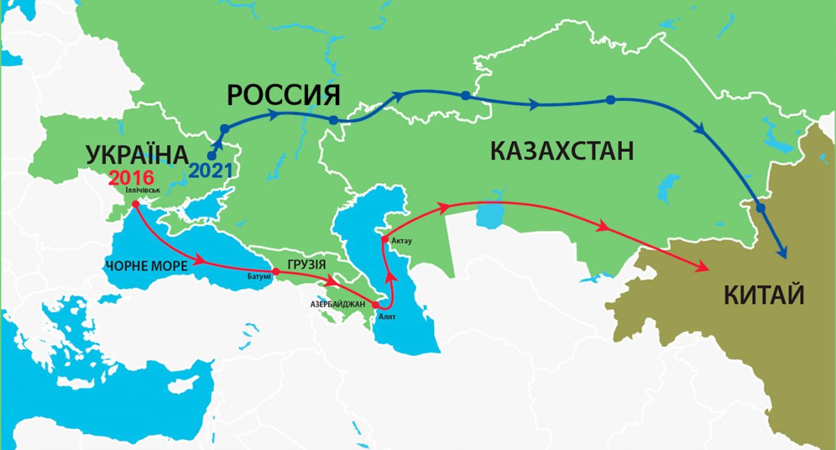 Кошмар Путина: Украина отправила в Китай контейнерный поезд