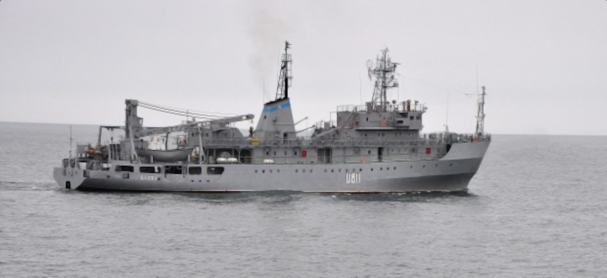 В Чёрном море терпит бедствие судно ВМС Украины «Балта»