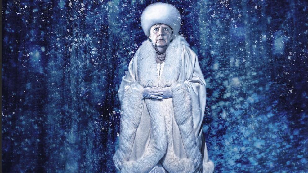 Газета Bild на фоне энергокризиса в Европе изобразила Меркель в образе снежной королевы